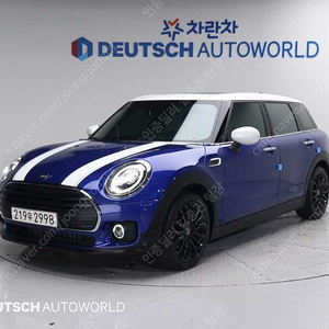 미니 중고 쿠퍼 클럽맨 중고차 파란색 2020년식 HIGH 수원중고차