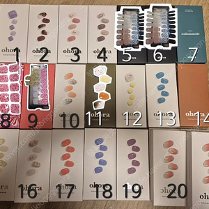오호라 젤네일,페디개당 5500원