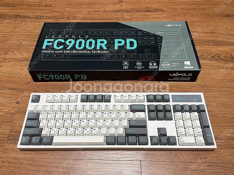 레오폴드 FC900R PD 화이트 그레이 한글 (적축)--0