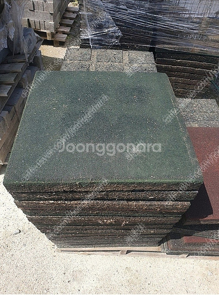 고무매트 중고 놀이터 보도블럭 바닥재--1