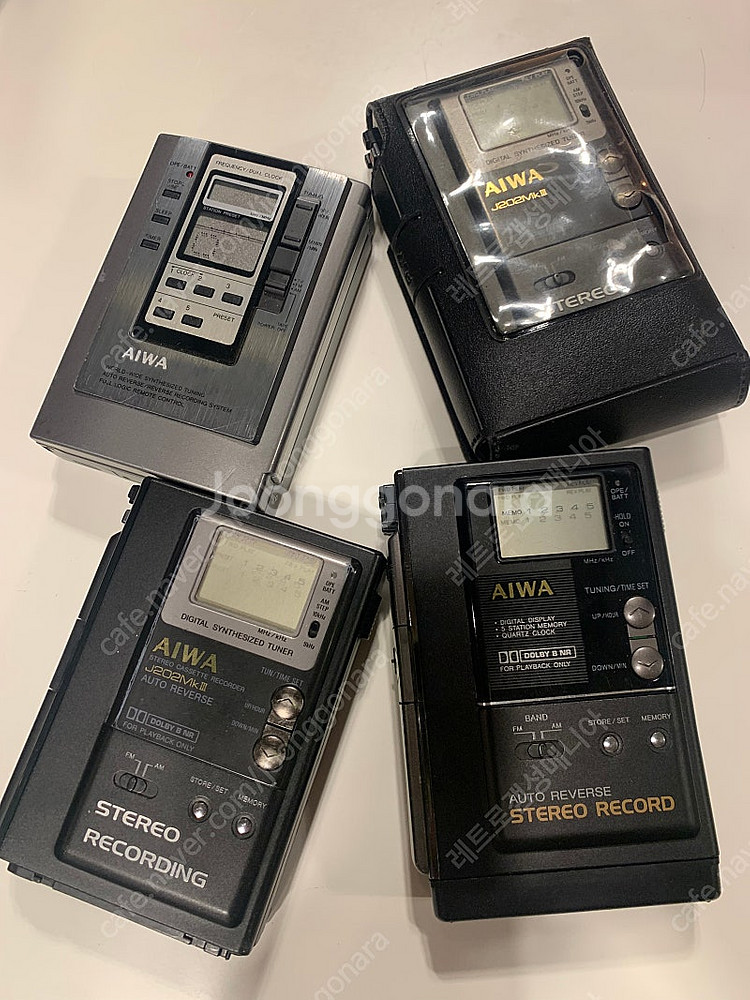 Aiwa 워크맨 4대--0