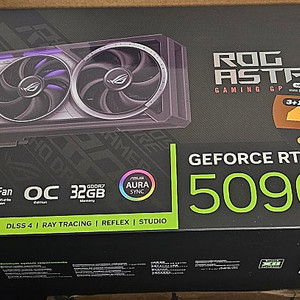 ASUS ROG Astral 지포스 RTX 5090 OC D7 32GB 인텍앤컴퍼니 판매합니다. (5080+@ 교환 가능)
