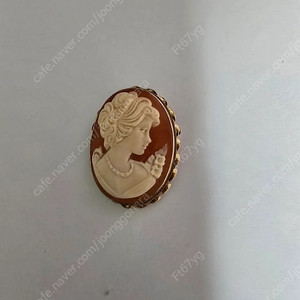 14k 이태리 쉘까메오 팬던트&브로치 5.6g 완전득템