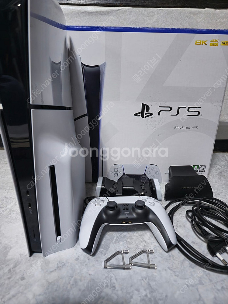 PS5 2018A 플스5 슬림 디스크+추가듀얼센스+충전...--1
