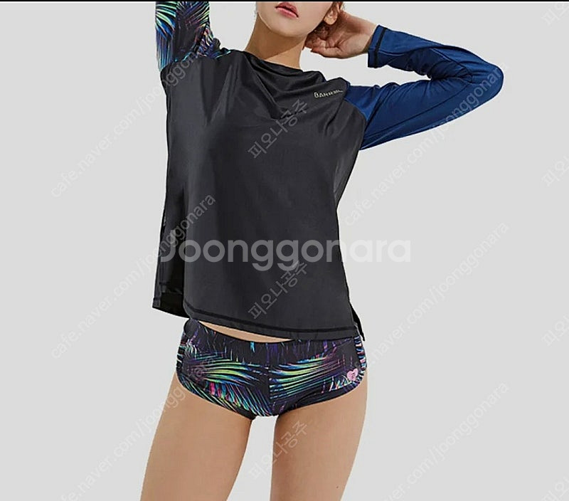 배럴 우먼 루즈핏 래쉬가드 수영복 L (새제품.정품)--1