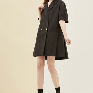 SJSJ 더블 브레스티드 드레스