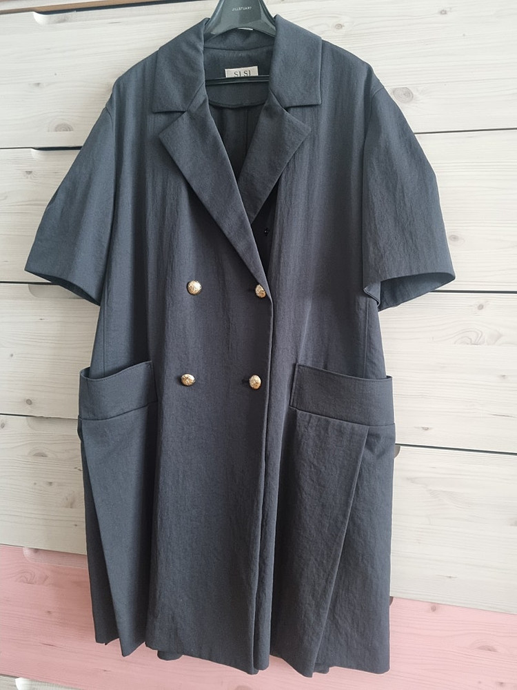 SJSJ 더블 브레스티드 드레스--1