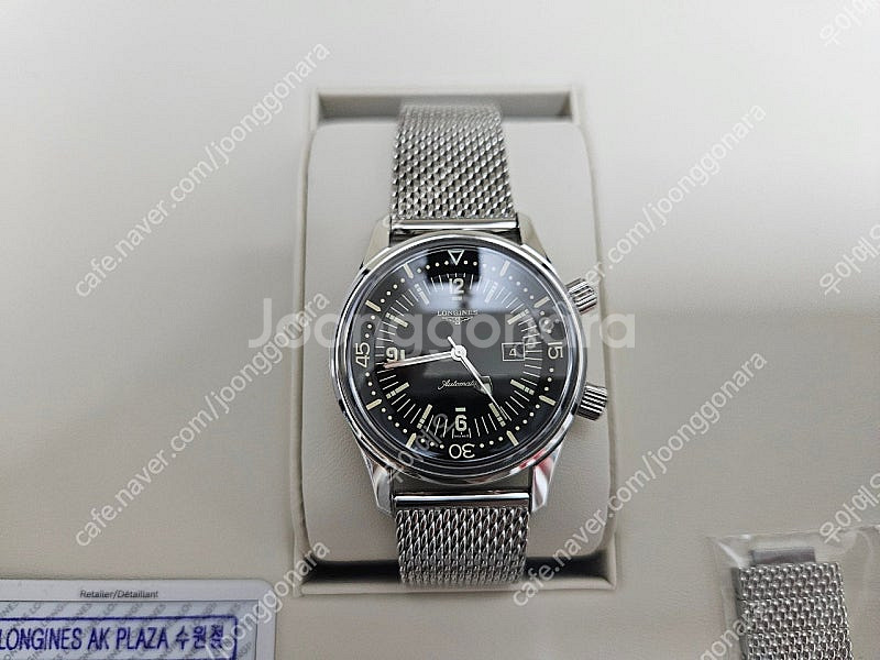 론진 레전드다이버 36 판매합니다 [2025년 4월 국내 매장판]--1