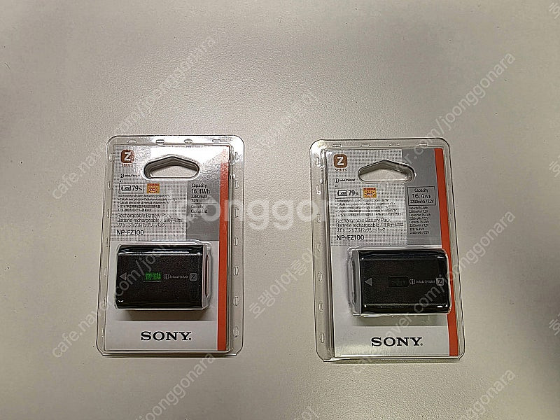 SONY NP-FZ100 정품 배터리 2EA 팝니다. ...--0