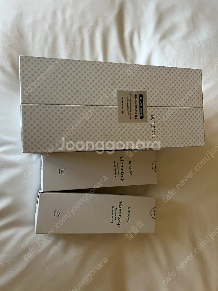 듀얼소닉 맥시멈 미개봉(화이트)+블루밍젤 2개--0
