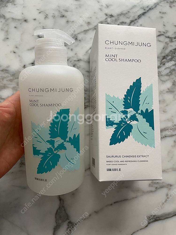 청미정 민트 쿨 샴푸 500ml 새상품--0