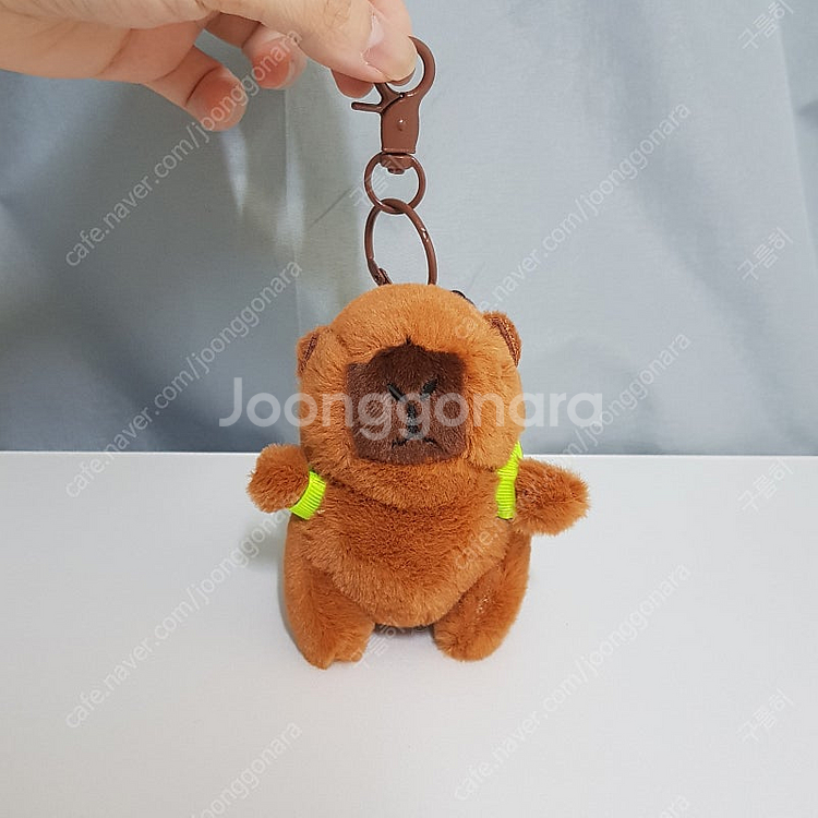 귀여운 거북이 가방 카피바라 인형 키링 가방고리 열쇠고...--2