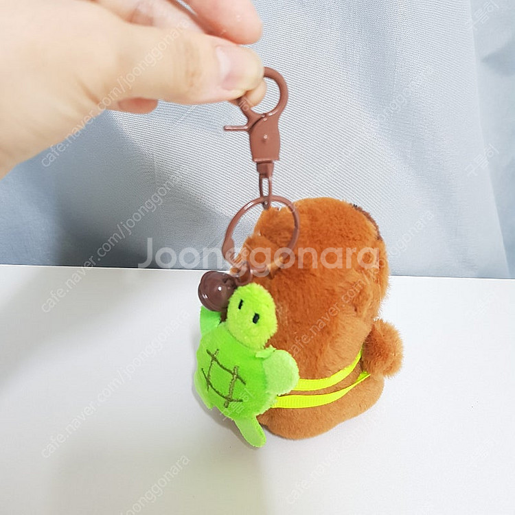 귀여운 거북이 가방 카피바라 인형 키링 가방고리 열쇠고...--4