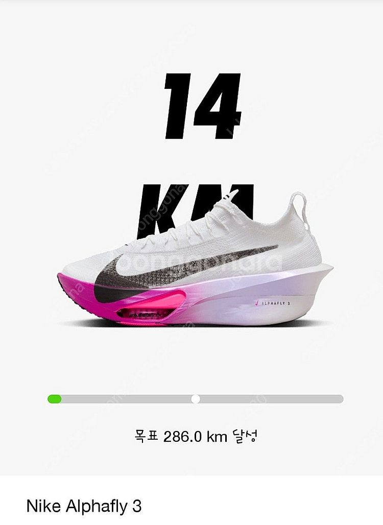 나이키 알파플라이3 290 (세탁완료)--3