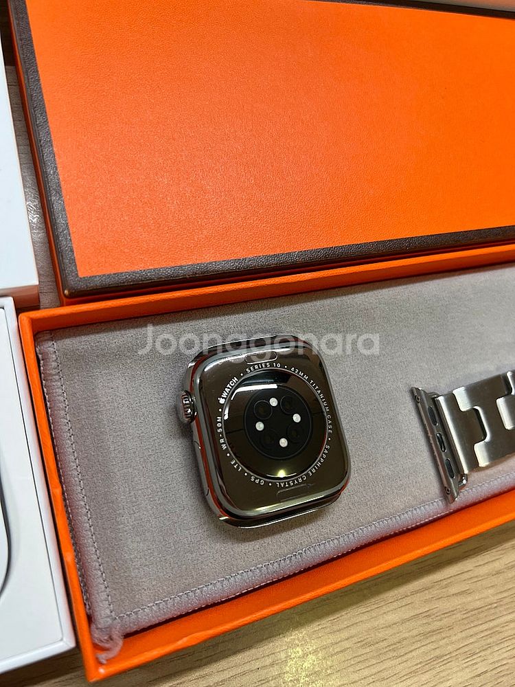 애플워치 10 내추럴 티타늄 42mm 애케플 팝니다.--4