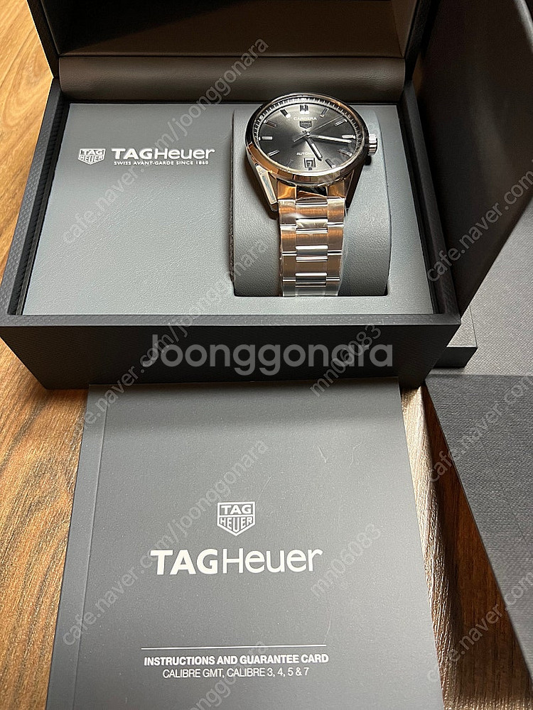 태그호이어 까레라 39mm 검판--2