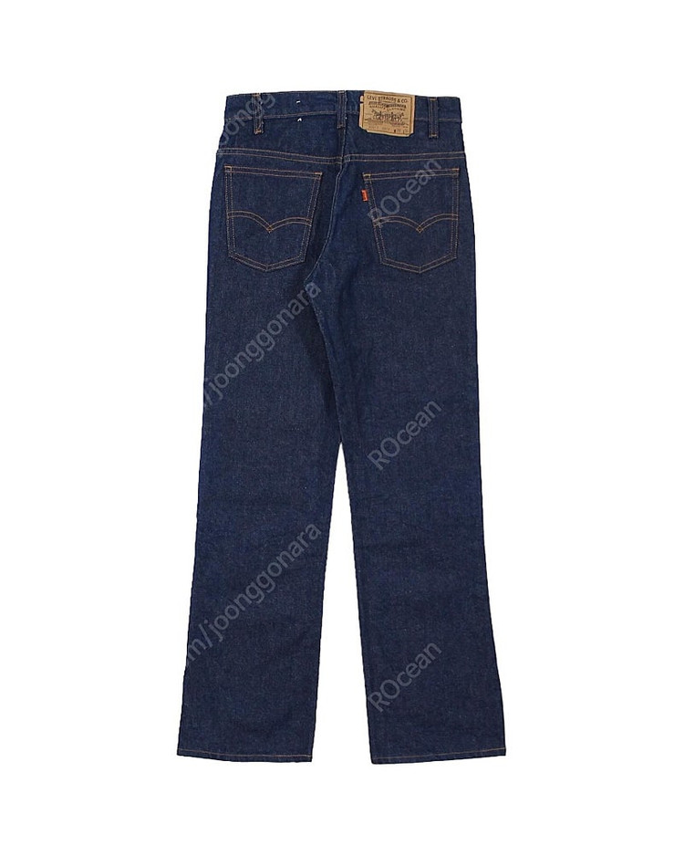 1987 USA 리바이스 517 부츠컷 리지드 데님 팬츠 오렌지탭 빈티지 미국제 이미지