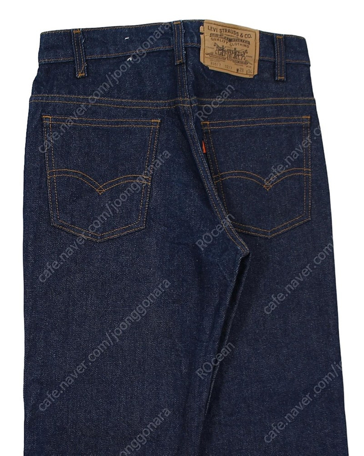 1987 USA 리바이스 517 부츠컷 리지드 데님 팬츠 오렌지탭 빈티지 미국제 이미지