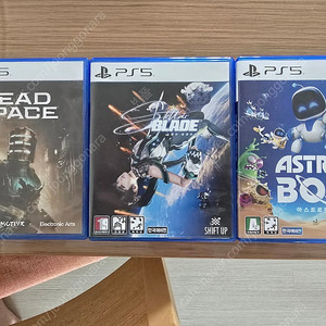 Ps5 아스트로봇, 스텔라블레이드, 데드스페이스 팝니다.(택포)