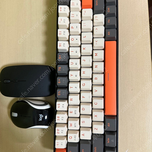 지유랑 k68 + 로지텍 m187