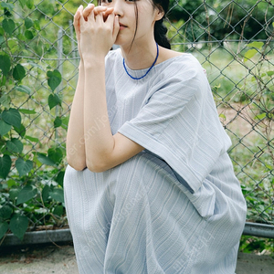siedesie 시드시 stripe over dress 스트라이프 오버 드레스