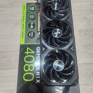 rtx 4080 블랙스톰 팝니다