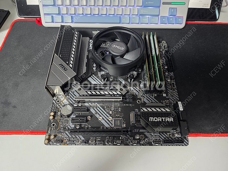 MSI B550M 박격포 메인보드--0