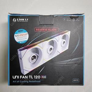 리안리 UNI FAN TL 120 리버스 화이트1팩+컨트롤러 판매