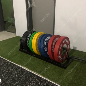 엑스포디움 파워렉 , 고무 매트 , 100lb 덤벨