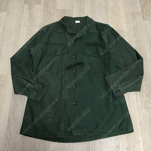 [29,000] (15 1/2 X 31) 60's 미군 US ARMY 오리지널 OG-107 백사틴 OD 셔츠 미군 셔츠