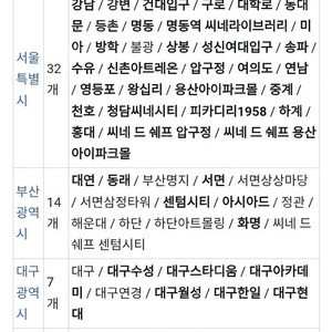 CGV 스몰세트 3000원 (직영점 가능)