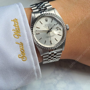 [정품] 롤렉스 데이저스트 36 실버 다이얼 엔진턴드 빈티지 (Rolex Datejust Silver Vintage)