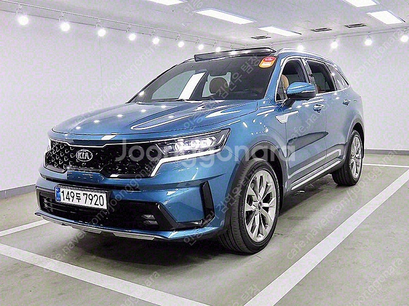 파란색 쏘렌토 중고 가격 MQ4 가솔린 2.5T 4WD...--7