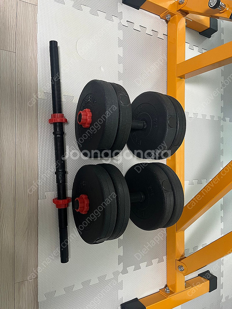 BM-1000옐로벤치 + 덤벨 판매--0