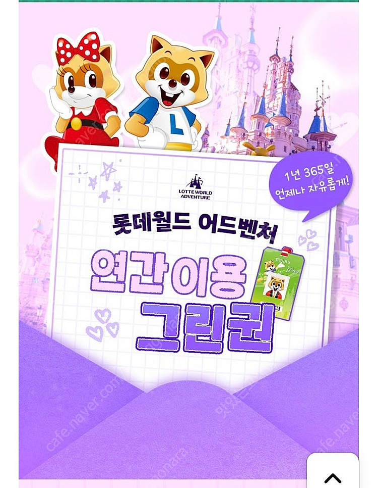 헨리루나엄니 잠실롯데월드 연간회원권--0