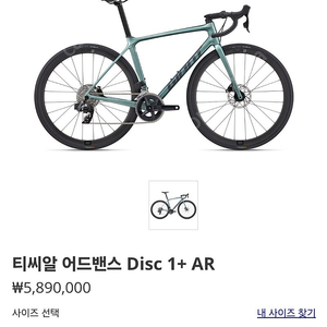 자이언트 TCR 어드밴스 DISC1 + AR s사이즈