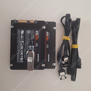정품 삼성SSD 870EVO 4TB (보증29년초 까지)(2.5인치 SATA3) 8시간사용(최저가)