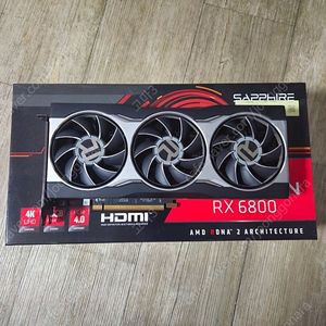 사파이어 RX 6800 레퍼런스 그래픽카드 판매합니다