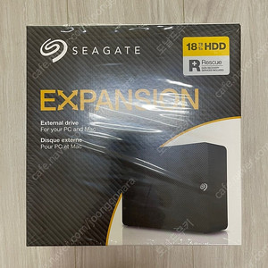 (네이버페이 안전거래등록) 씨게이트 Expansion HUB / 18TB / 택배비포함 : 320,000원
