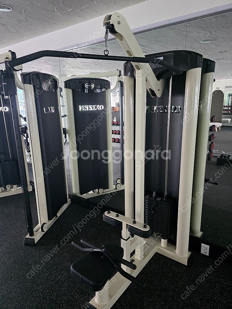 파워랙 듀얼풀리 렛풀다운 레그컬&레그익스텐션 랫풀다운&...--1
