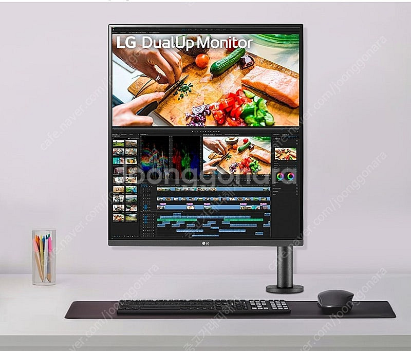 28mq780 lg 듀얼업 모니터 24년 4/5월 제조 사용시간 약2500시간--0