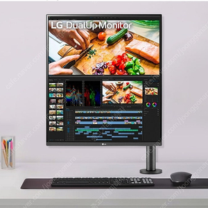 28mq780 lg 듀얼업 모니터 24년 4/5월 제조 사용시간 약2500시간