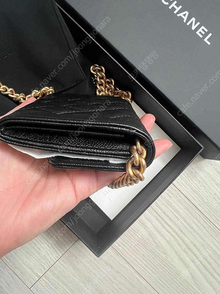 샤넬 보이 미니체인 크로스백31번대 이미지