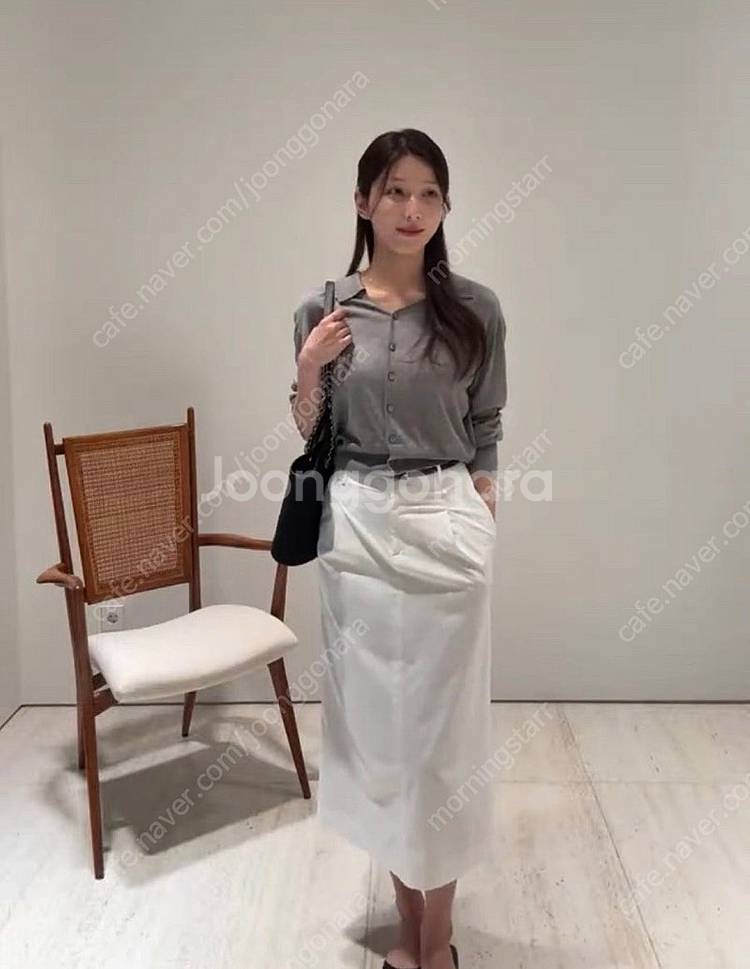 시에 로엘 소프티 카라 가디건 그레이 + 다일라 셔링 ...--5