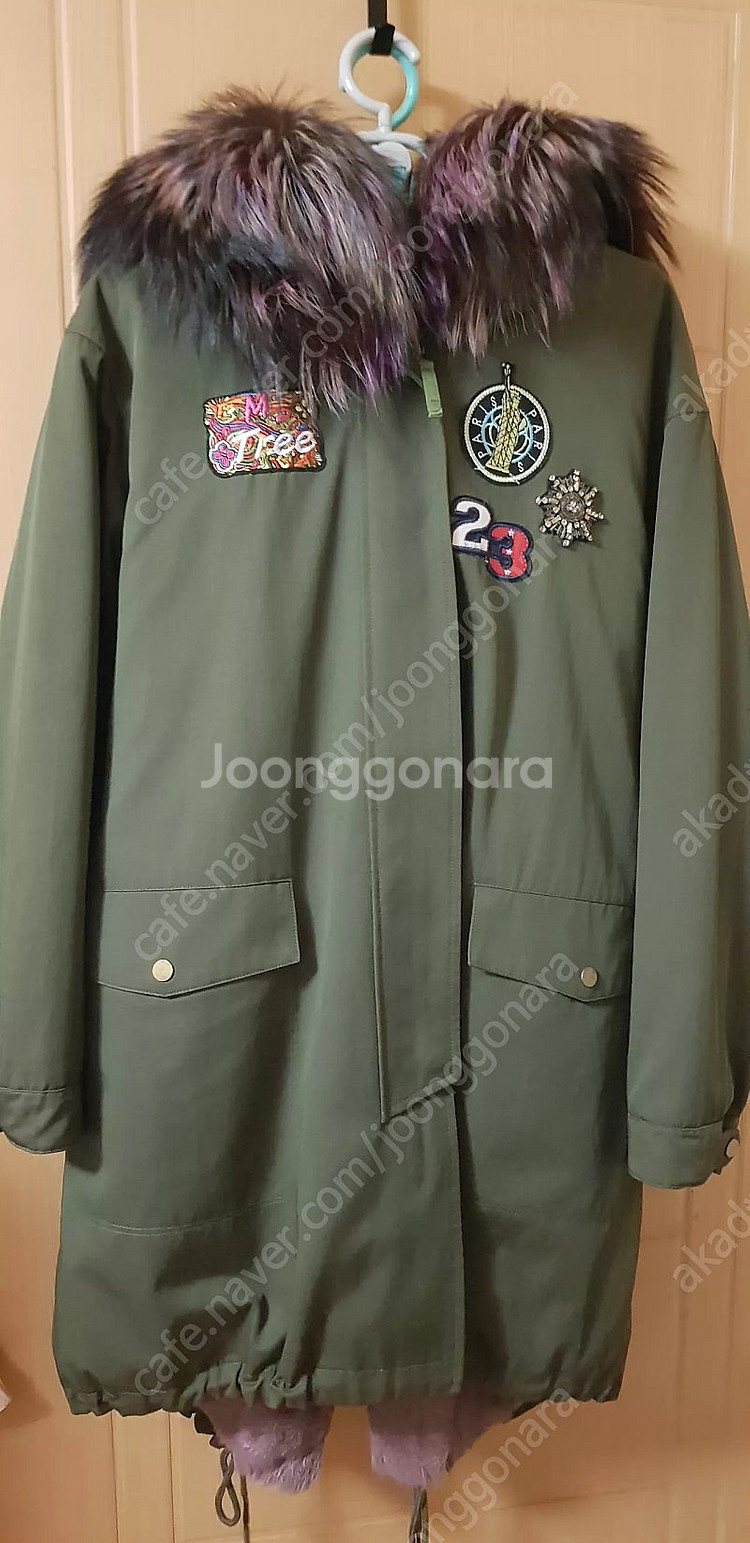 백화점브랜드 리본 야상--0