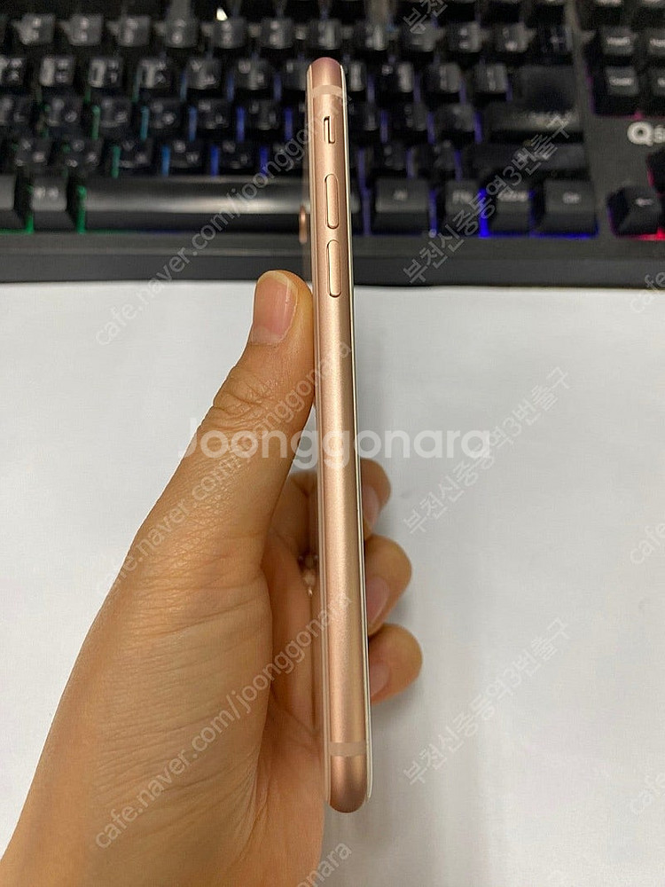 496187 아이폰8 로즈골드 SS급 64GB 무잔상 ...--4