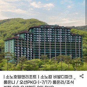 소노캄 비발디파크 오션월드패키지 3인 (성인2+소인1)