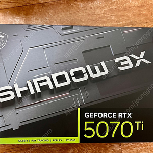 (미개봉) MSI 5070 Ti 쉐도우 3X OC D7 16GB 팝니다.