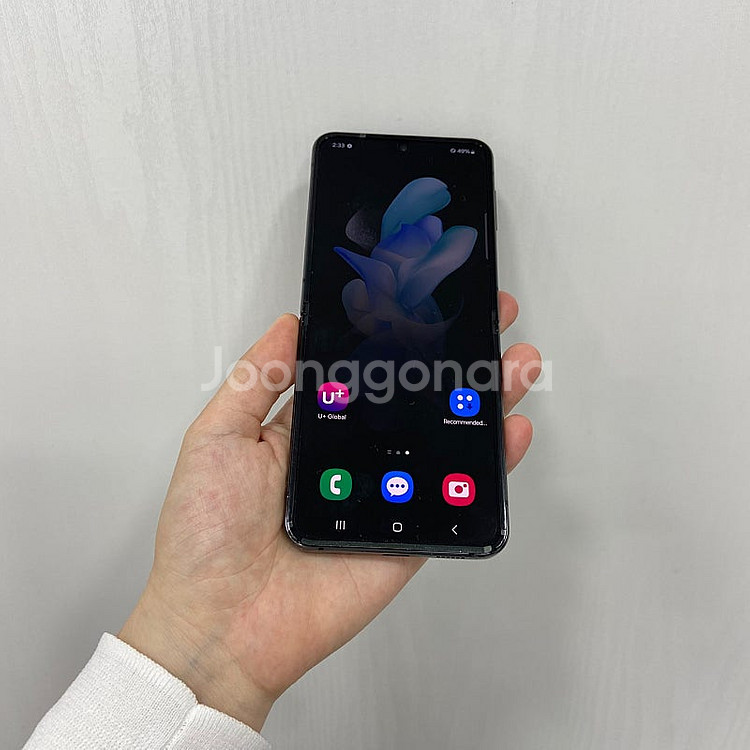 61441 특S급. 갤럭시Z플립4 256기가 블랙 삼성...--0