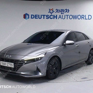 아반떼 중고차 아반떼 하이브리드 중고 차 회색 2021년식 57,758km 모던 수원중고차